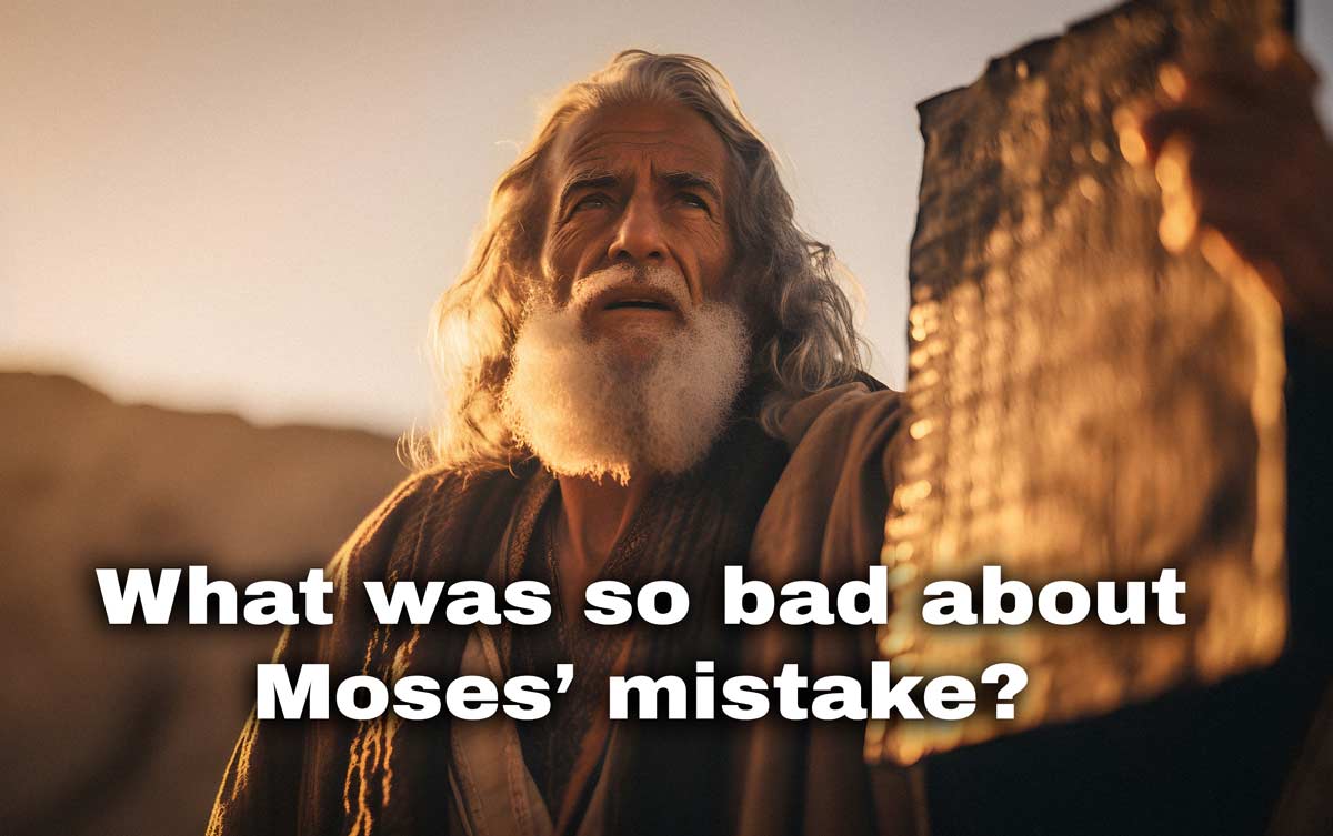 What was so bad about Moses’ mistake?